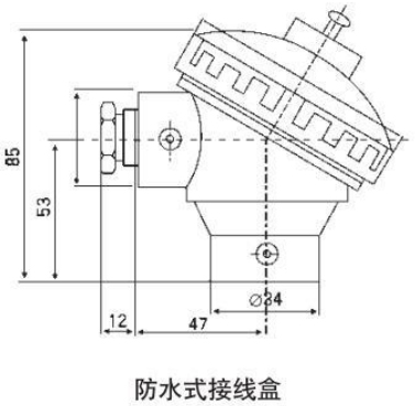 n型熱電偶防水式接線盒圖