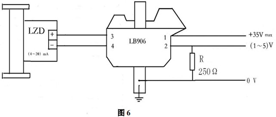 指針式金屬管浮子流量計(jì)本安防爆型接線圖